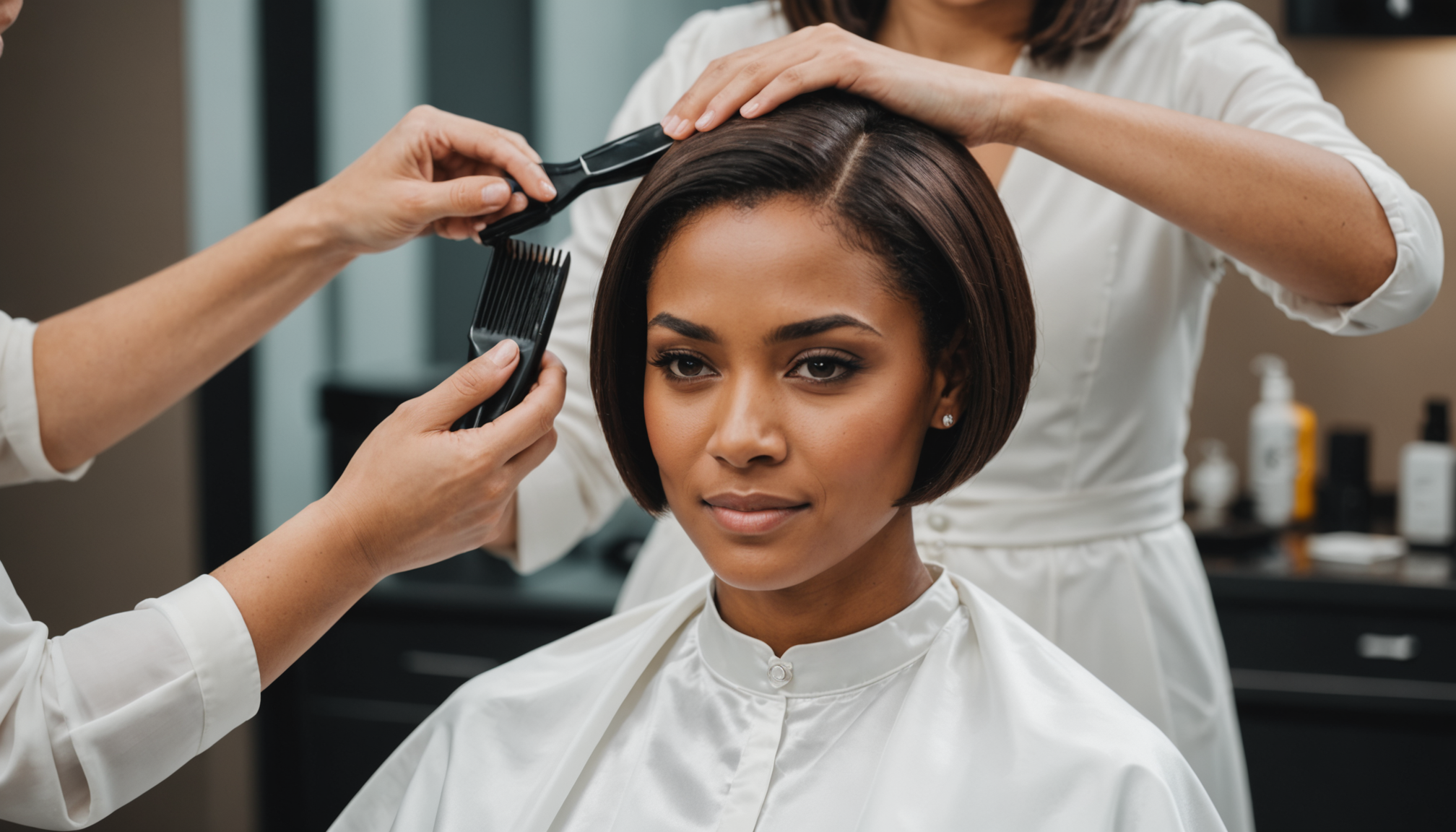 découvrez des idées de coiffures à cheveux au carré idéales pour votre mariage. des styles élégants et modernes qui mettront en valeur votre beauté le jour j, que ce soit pour une cérémonie intime ou une grande réception. inspirez-vous des tendances actuelles pour un look inoubliable.