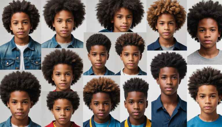 découvrez les dernières tendances et styles de la coupe afro pour garçons. inspirez-vous des idées créatives pour mettre en valeur les cheveux texturés de votre enfant avec des coupes modernes et stylées.