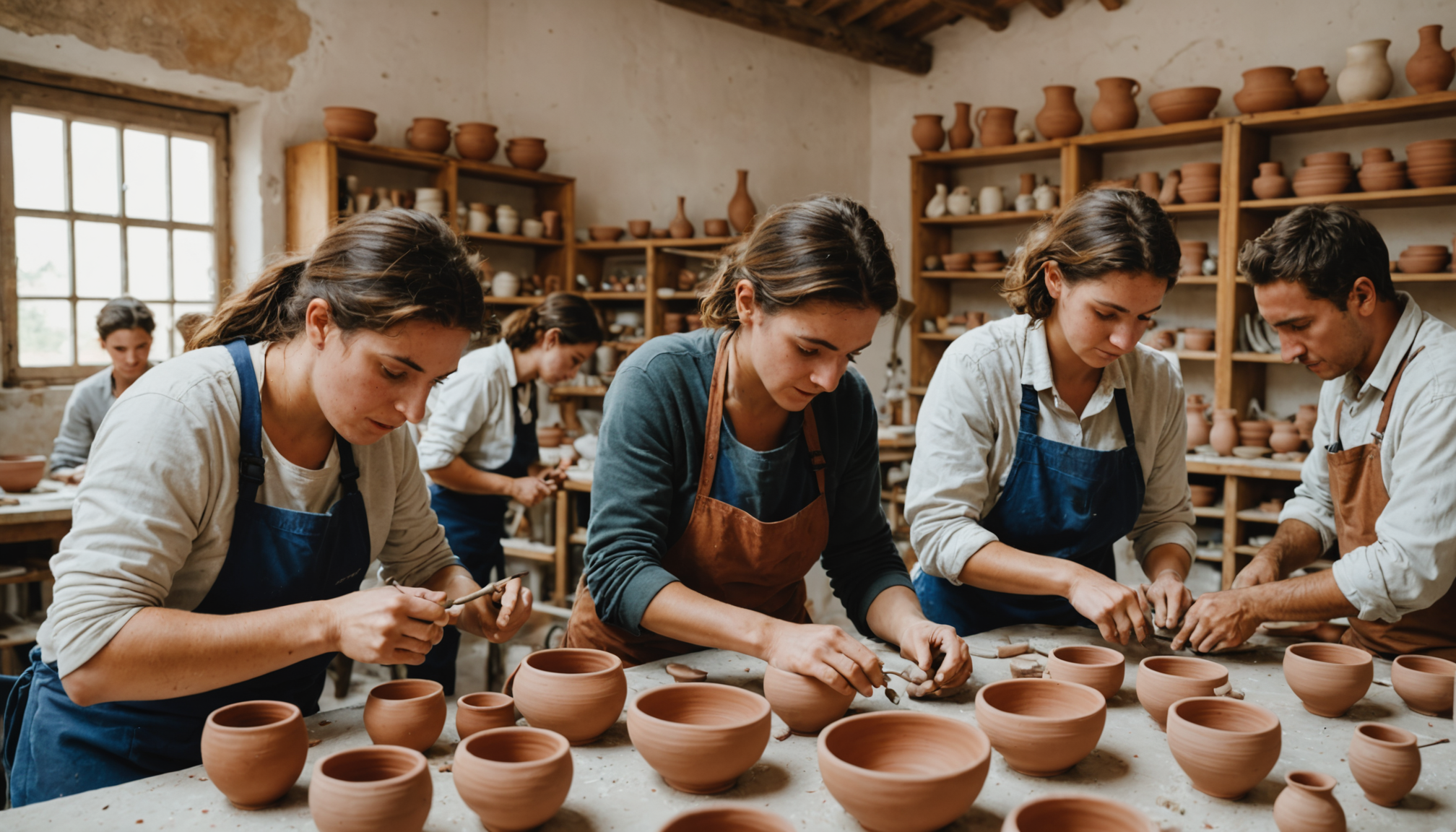 découvrez les cours de poterie à vallauris et plongez dans une expérience créative unique. que vous soyez débutant ou expert, laissez libre cours à votre imagination et créez des œuvres d'art en argile dans un cadre inspirant.